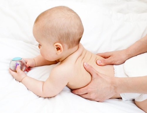 Massage with hypertonia