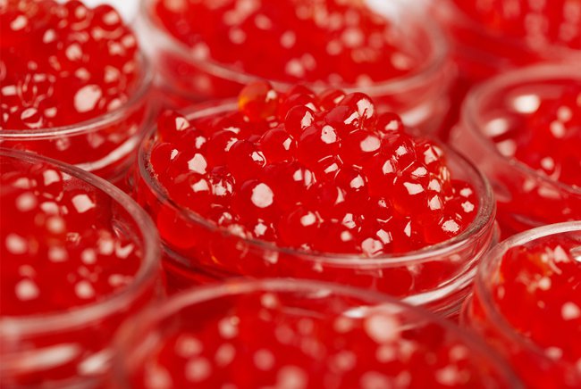 Useful properties of red caviar