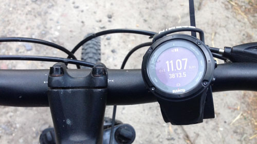 How many calories are burned while riding a bicycle