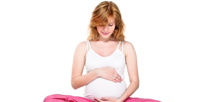 Why pulls the bottom of the abdomen during pregnancy